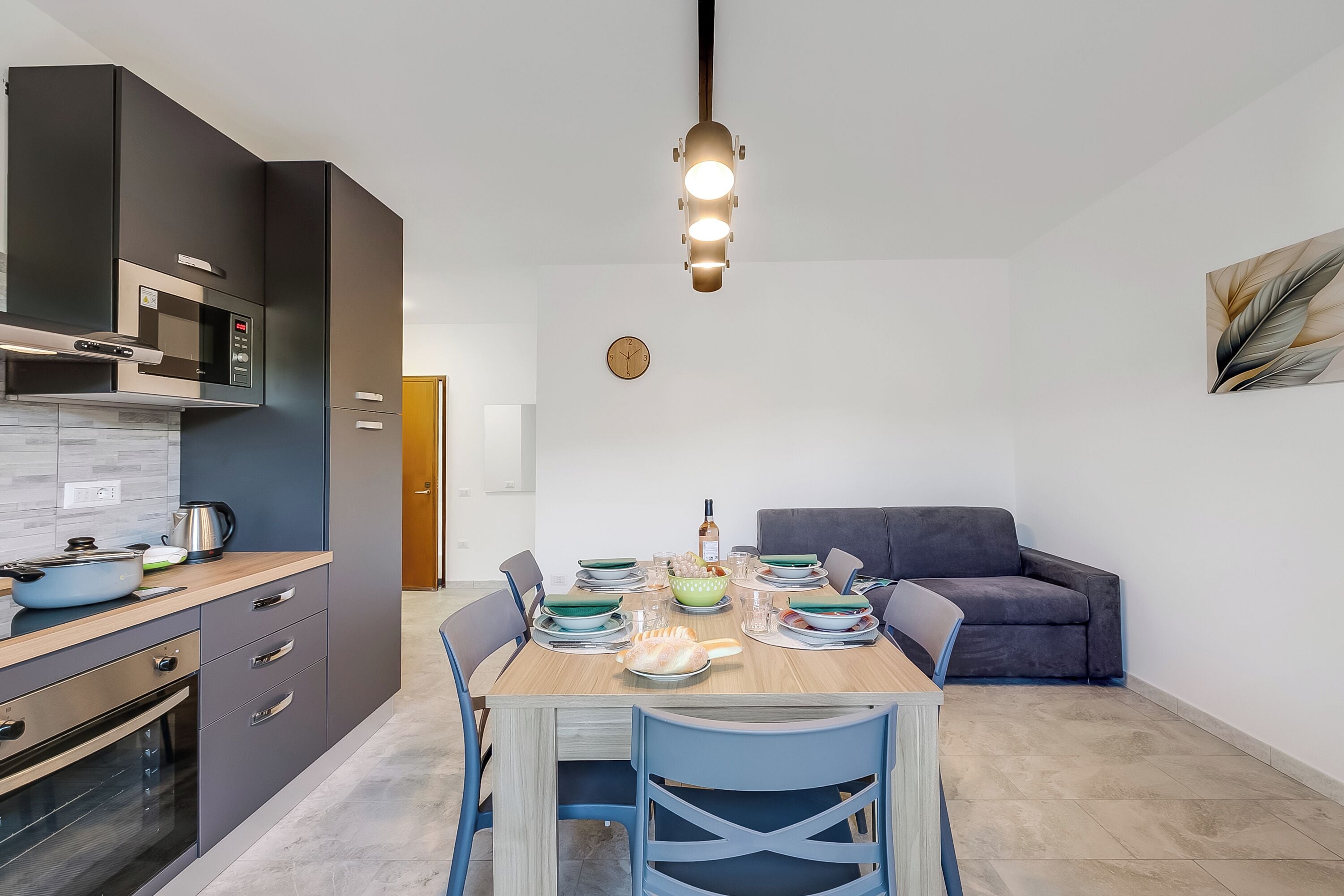 Standard Apartment, Multiple Bedrooms (La Dolce Laveno) | Private kitchen | Fridge, oven, stovetop, dishwasher