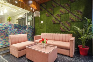 Sitteområde i lobbyen