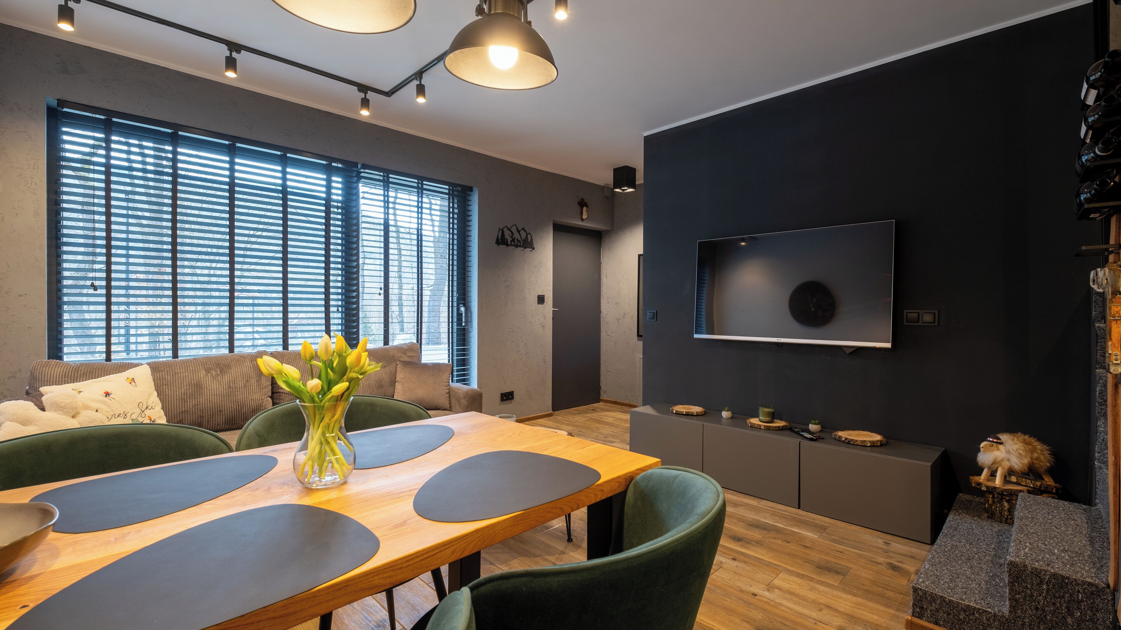 Apartment (E1) | Living area | Flat-screen TV