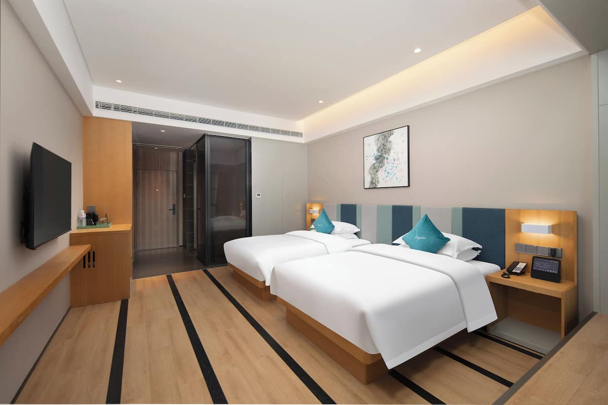 City Double Room | Premium bedding, down duvets, free minibar, in-room safe