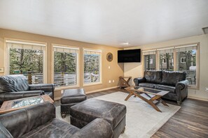 TV connectée, cheminée, espaces bureaux