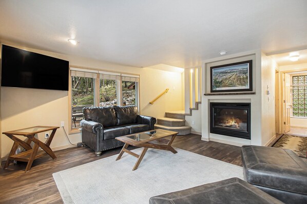 Smart TV, fireplace, offices