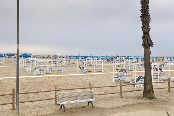 Aan het strand