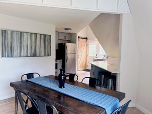 Dining - Modern 3BR Dome away from Home w/ Hot Tub, Fire Pit ~ 22 mi to Mt. Rainier (Eatonville)