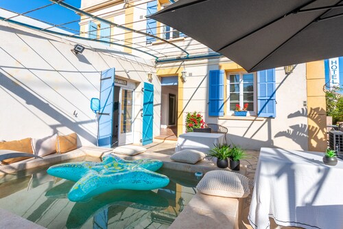 Villa 'L'escale Au Soleil' mit Meerblick, Wi-Fi und Klimaanlage