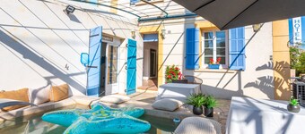 Villa 'L'escale Au Soleil' con vista mare, Wi-Fi e aria condizionata