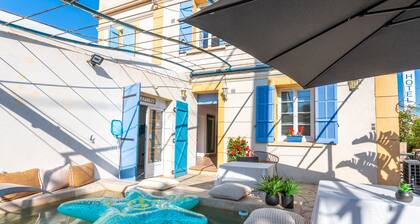 Villa 'L'escale Au Soleil' mit Meerblick, Wi-Fi und Klimaanlage