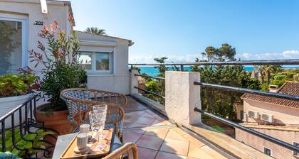 Villa 'L'escale Au Soleil' avec vue sur la mer, Wi-Fi et climatisation