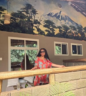 Deluxe Triple Room, Balcony, Mountain View | Terrace/patio - Kilimanjaro Scenic Lodge (Moshi)