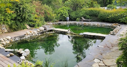 Hütte 'Petit Bouddha' mit Bergblick, privatem Pool und privater Terrasse