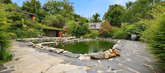 Cabin "Petit Bouddha" with Mountain Views, Pool, and Private Terrace