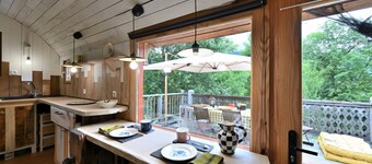 Tiny Home 'Roulotte Appoline' with Mountain View, Private Terrace and Garden