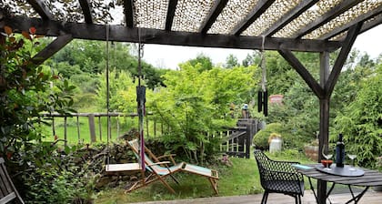 Chalet "Belle Lune" avec vue sur la montagne, terrasse privée et jardin privé