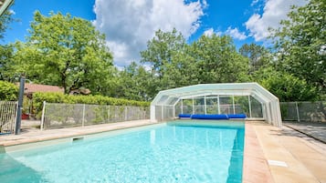 Una piscina climatizada