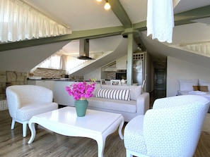 Grand-Penthouse, Balkon | Strand-/Meerblick