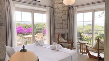 Chambre Double Deluxe, balcon, vue mer | Vue sur la plage/l’océan