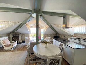 Grand Penthouse, Balcony | Beach/ocean view - Cumbalıca Flora  (Cesme)