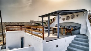 Room, 2 Bedrooms, Smoking, Balcony | Terrace/patio - Room-panoramic Villa in Akrotiri With St (Santorini)