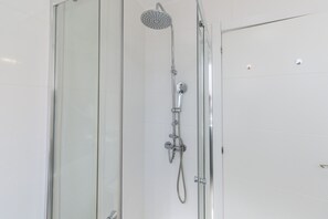 Shower, hair dryer