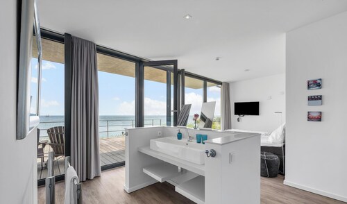 Cube23 - exklusiv, Kamin, Sauna, Fitnessraum, große Dachterrasse mit Außenkamin