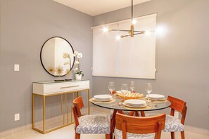 Condo, Balcony, Beach View | In-room dining - Chic Beachfront Condo Ocean View (Akumal)