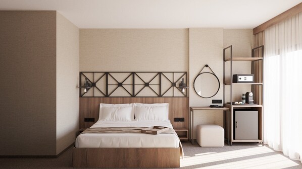 Kamar Double atau Twin Standar, balkon, pemandangan kebun | Brankas, kedap suara, dan Wi-Fi gratis