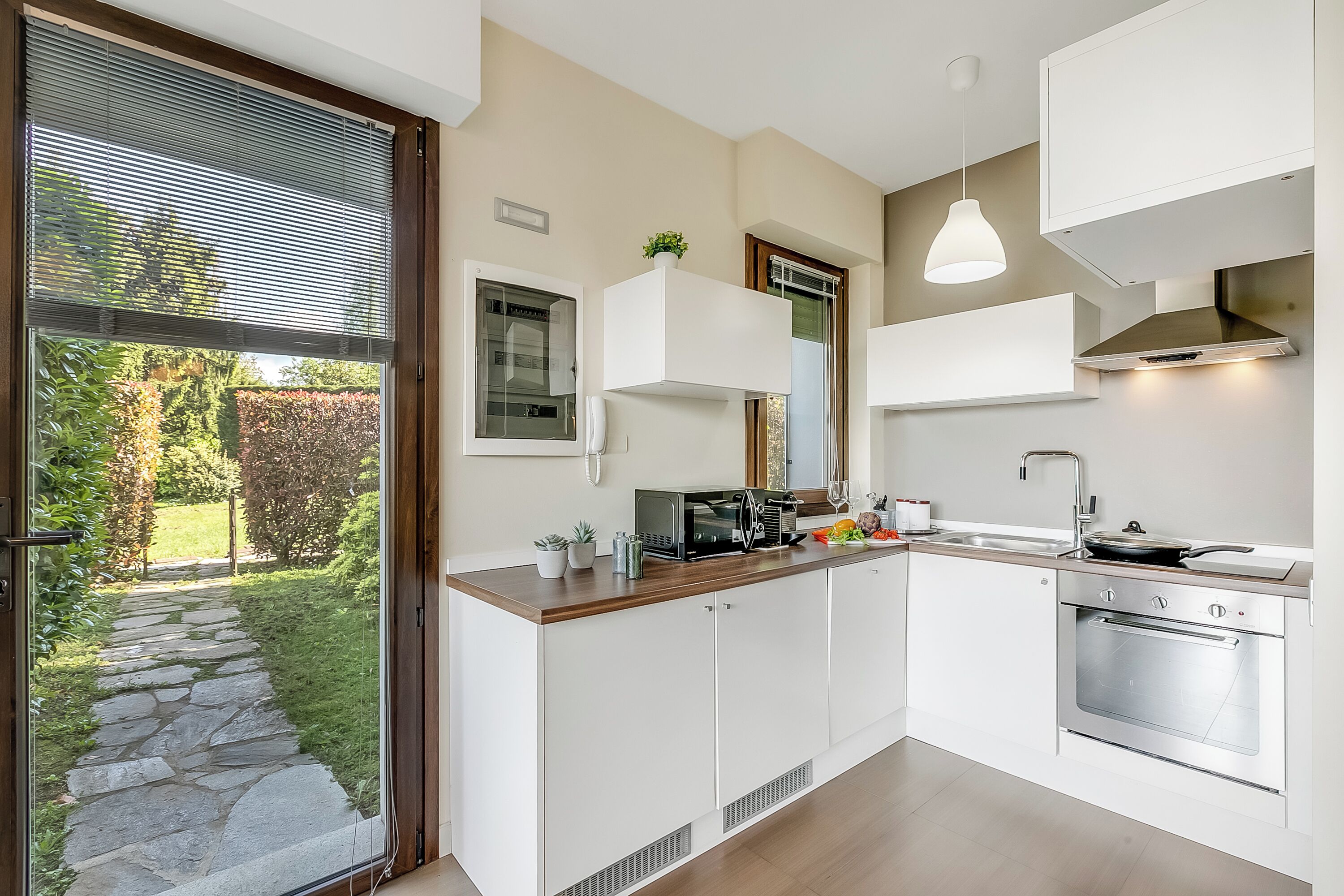 Familienapartment, Mehrere Schlafzimmer, 2 Bäder, Bergseite (Aquavista) | Eigene Küche