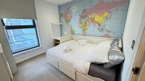 Appartement | 2 chambres, Wi-Fi gratuit, draps fournis