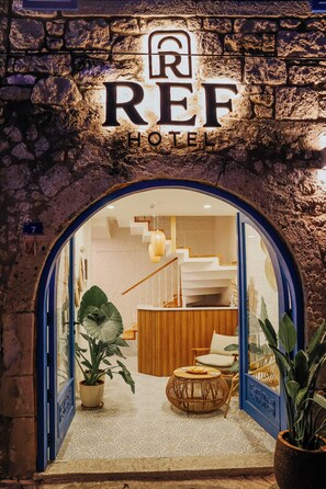 Fachada de la propiedad