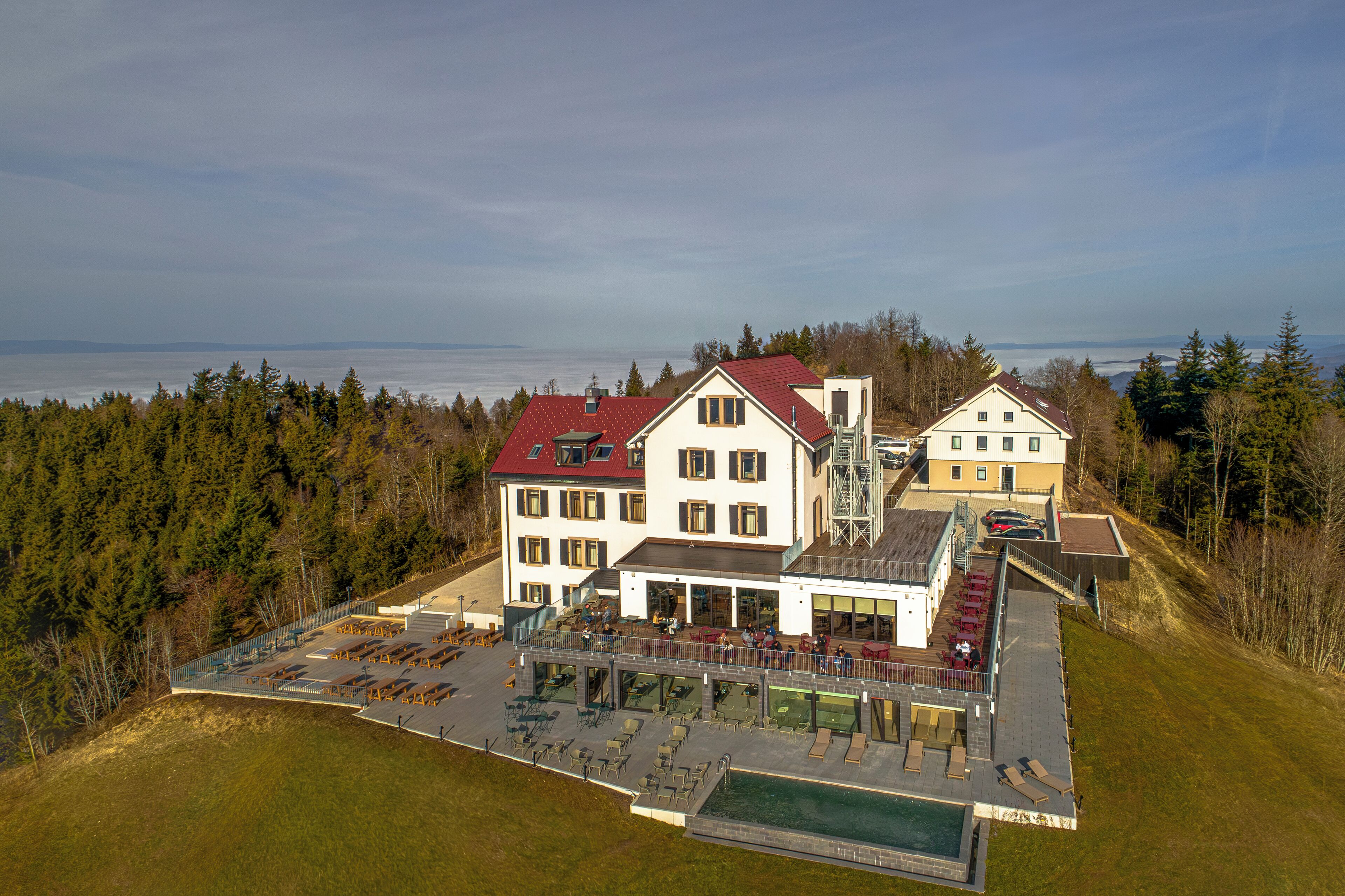 Vue depuis l’hébergement