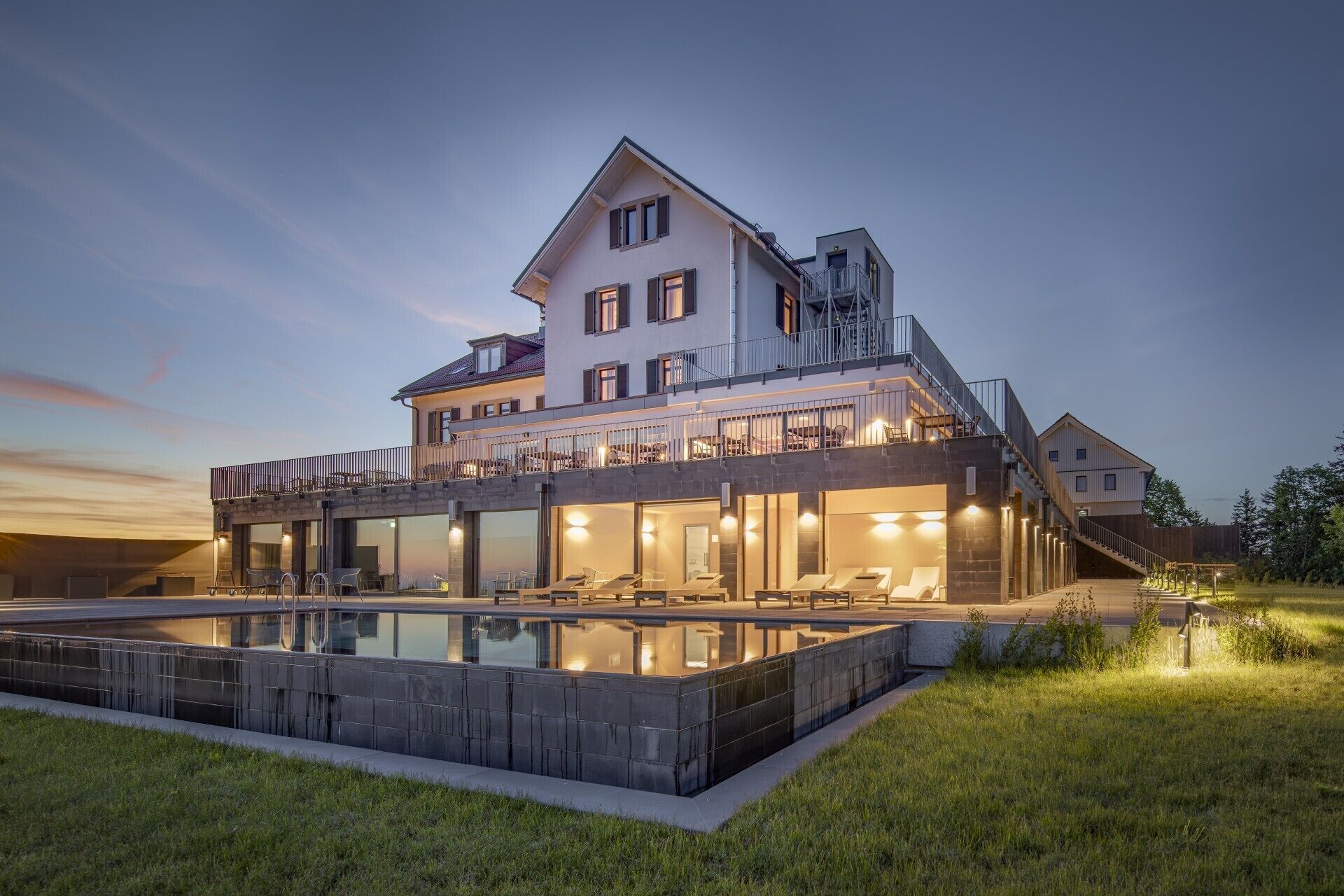 Fassade der Unterkunft