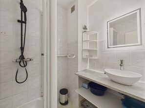 Shower, hair dryer