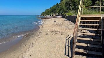 En la playa