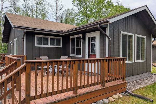 Wolf Point Cabin with Deck, Seating, Charcoal Grill