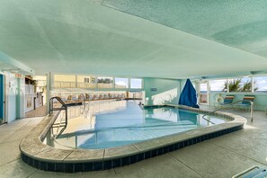 Indoor pool, a heated pool