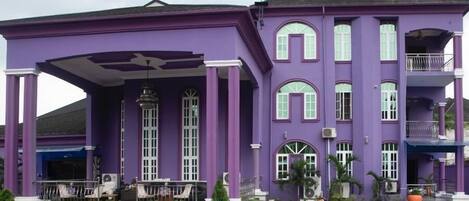 Façade de l’hébergement