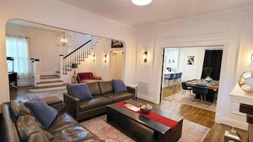 Smart TV, books, stereo, computer monitors