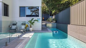 Una piscina riscaldata