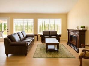 Téléviseur, foyer, bureau