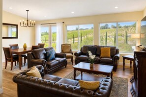 TV, fireplace, offices
