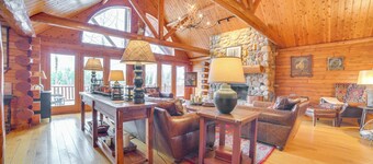 Deck + Beach Access: Lakefront Cabin in Levering!