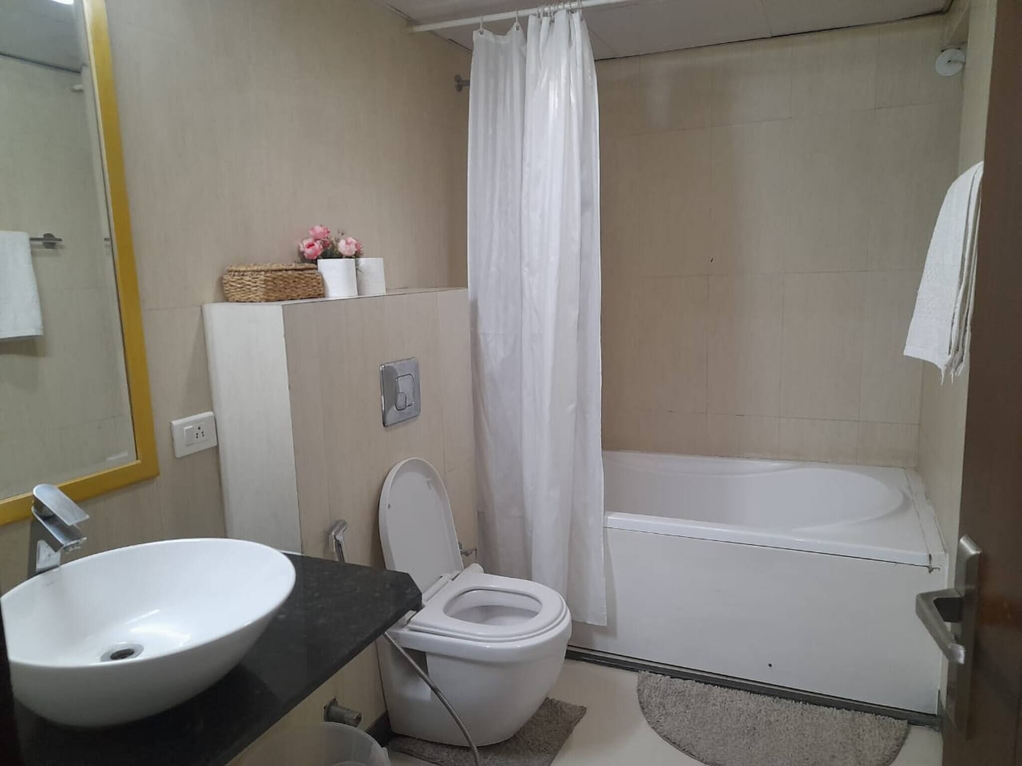 Apartment, 1 Schlafzimmer, barrierefrei, Raucher | Badezimmer