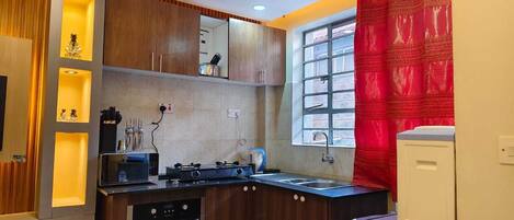 Microwave, oven, stovetop