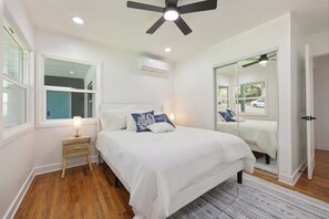 4 bedrooms, iron/ironing board, travel crib, WiFi