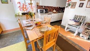 Standard House, 1 Bedroom, Microwave (Charming Swedish Forest Cottage) | Dining