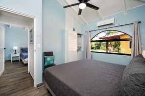 2 bedrooms, travel crib, WiFi, bed sheets