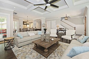 House, Multiple Beds, Kitchen, Garden View (12 Green Heron) | Living area | 42-inch flat-screen TV with digital channels