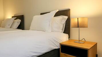 1 slaapkamer, een strijkplank/strijkijzer, reisbedje, wifi