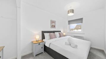 1 bedroom, iron/ironing board, travel crib, WiFi