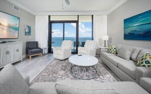 Appart'hôtel, 3 chambres | Coin séjour